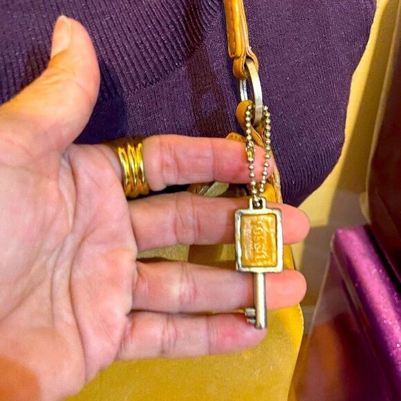 Fossil leather wallet, vintage. New in perfect condition. - Picture 6 of 11